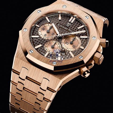 audemars piguet royal oak rose gold chocolate|ap royal oak retail price.